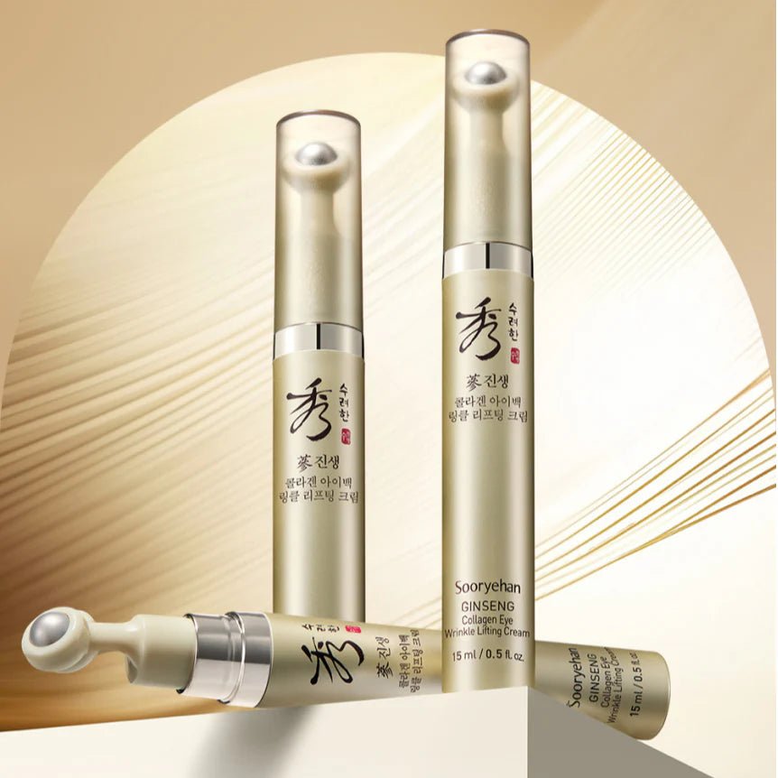 [Sooryehan] Ginseng Collagen Eye Wrinkle Lifting Cream Set - Palace Beauty