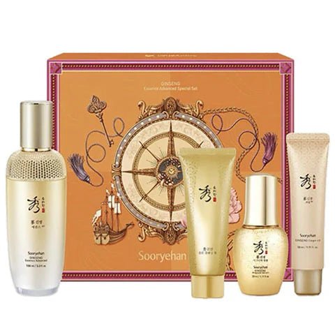 [Sooryehan] Ginseng Essence Advanced Special Set(100ml) wih FREE Cleanser - Palace Beauty
