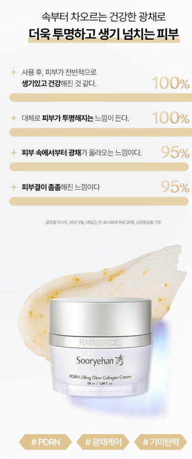 [SOORYEHAN] Radiance PDRN lasticity Cream (50ml) - Palace Beauty