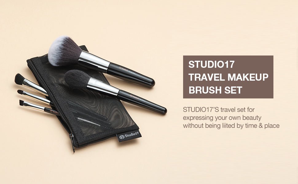 [Studio17] Portable makeup brush set (5brushes) - Palace Beauty