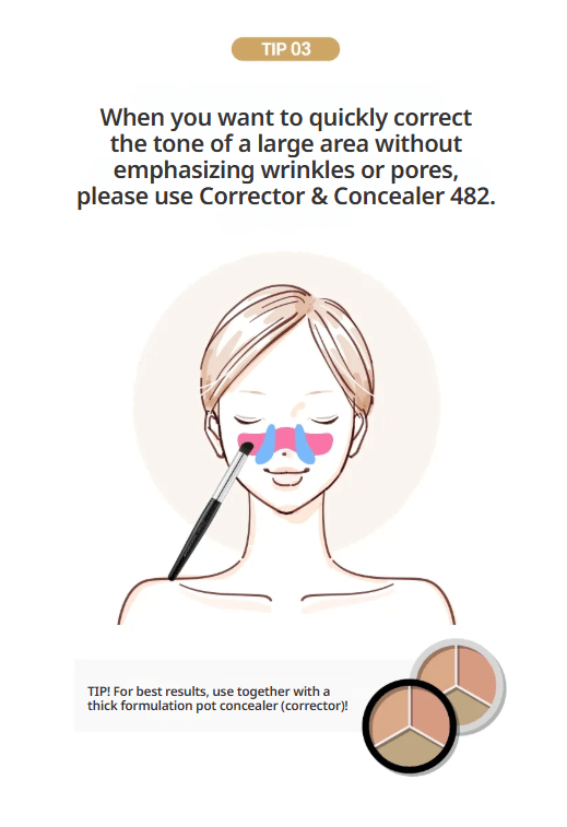 [STUDIO17] Spot concealer brush 474 - Palace Beauty
