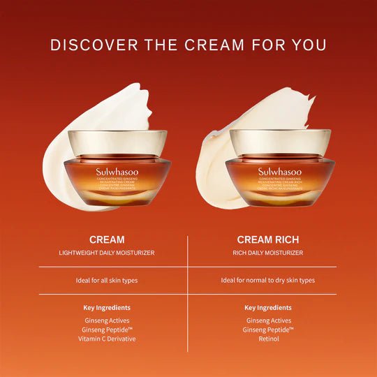 [Sulwhasoo] Concentrated Ginseng Rejuvenating Cream Rich Set - Palace Beauty