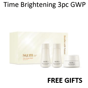 [su:m37] Time Energy Brightening 2 pcs set (toner&emulsion) with free gifts - Palace Beauty