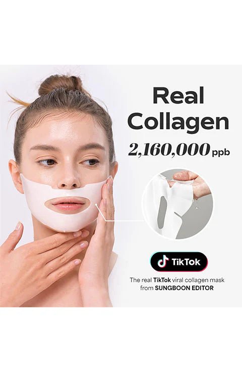 [SUNGBOON EDITOR] Deep Collagen Power Boosting Mask (1Pcs Or 1Box(4Pcs) - Palace Beauty