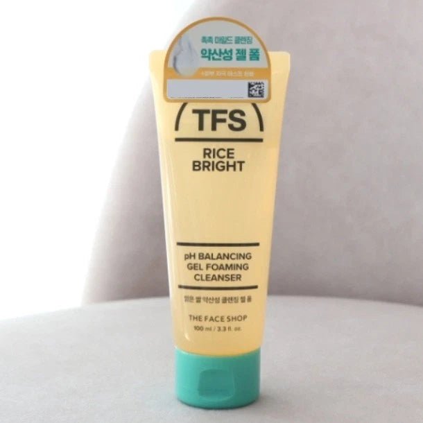 [TFS] Rice Bright Ph Balancing Gel Foaming Cleanser(100ml) - Palace Beauty