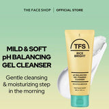 [TFS] Rice Bright Ph Balancing Gel Foaming Cleanser(100ml) - Palace Beauty