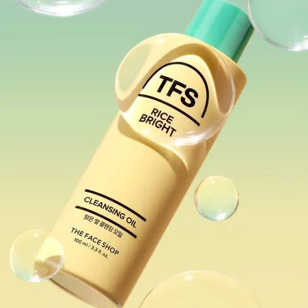 [TFS] The Face Shop Rice Bright Cleansing Oil (100ml) - Palace Beauty