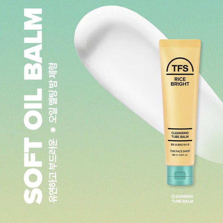 [TFS] The Face Shop Rice Bright Cleansing Tube Balm 60ml - Palace Beauty