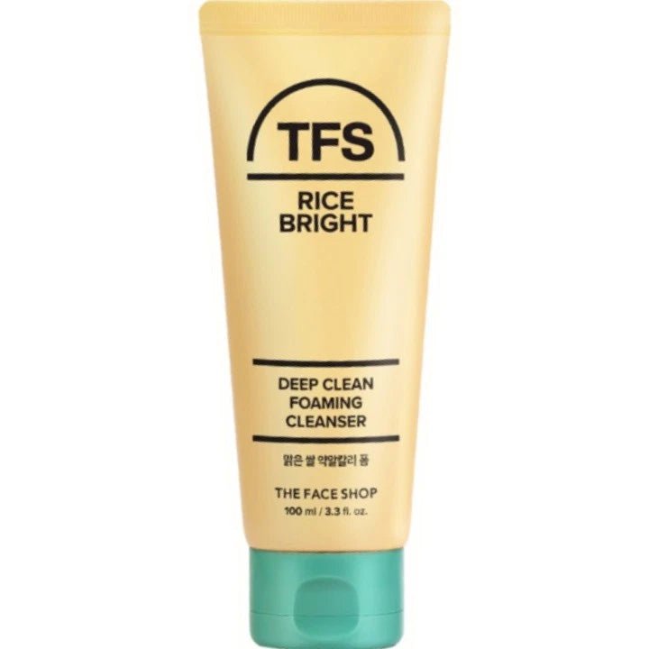 [TFS] The Face Shop Rice Water Bright Foaming Cleanser 100ml - Palace Beauty