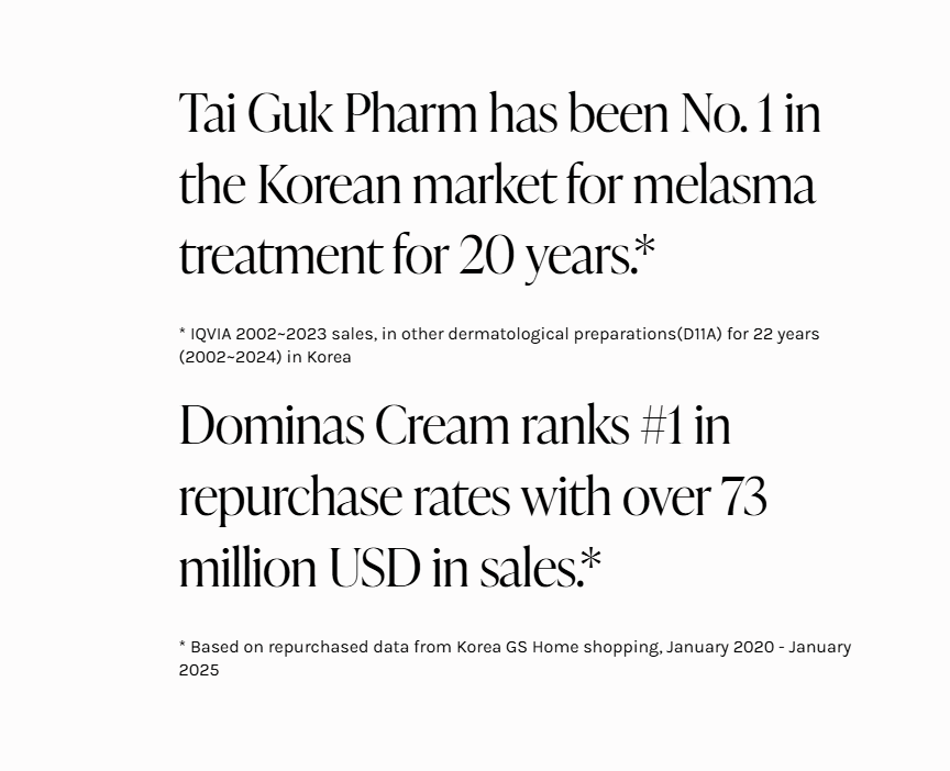 [TG Dominas] Dark Spot Correcting Cream 5.0 (new dominas/updated) - Palace Beauty