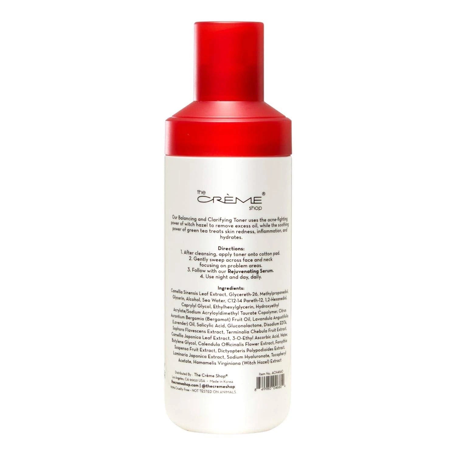 [The Creme Shop] What Acne? Balancing & Clarifying Toner (160ml) - Palace Beauty