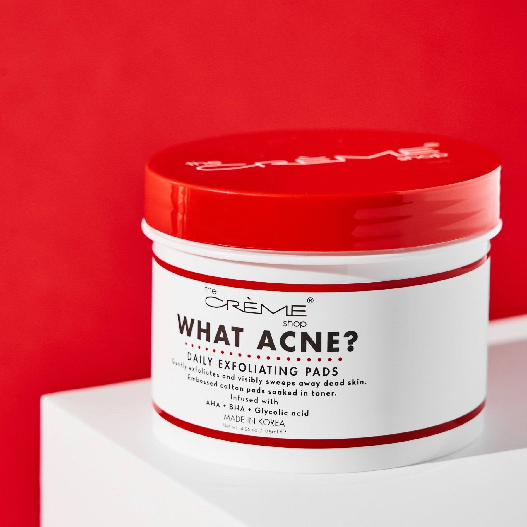 [The Creme Shop] What Acne? Daily Exfoliating Pads (60pads) - Palace Beauty