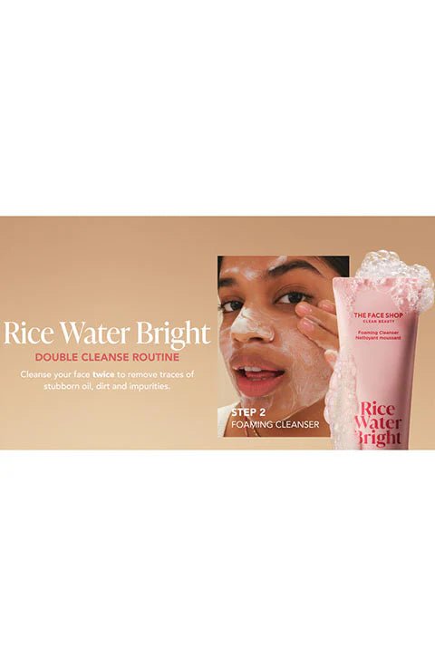 [THE FACE SHOP] Rice Water Bright Cleansing Foam (150mL) - Palace Beauty