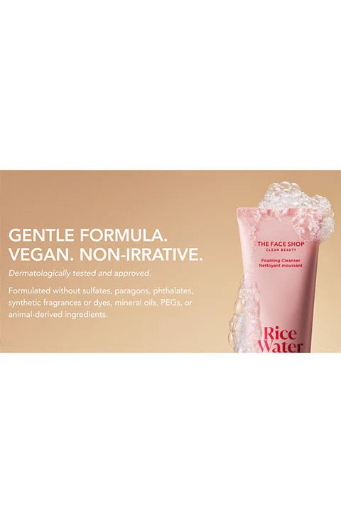 [THE FACE SHOP] Rice Water Bright Cleansing Foam (150mL) - Palace Beauty