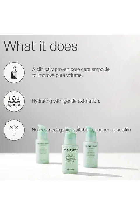 [THE FACE SHOP] Tea Tree Pore Ampoule (30Ml/1.01fl.oz) - Palace Beauty