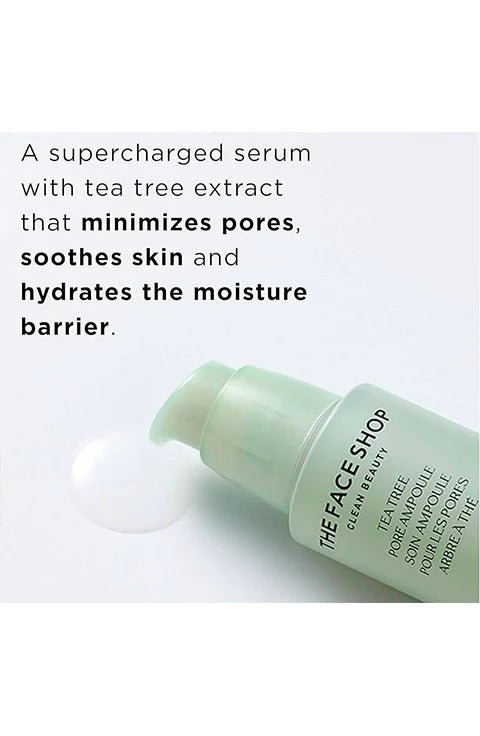 [THE FACE SHOP] Tea Tree Pore Ampoule (30Ml/1.01fl.oz) - Palace Beauty