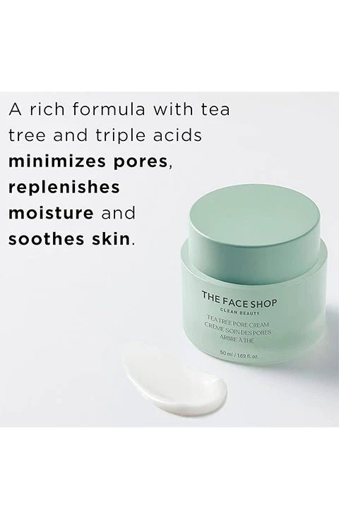 [THE FACE SHOP] Tea Tree Pore Cream(50Ml/1.69fl.oz) - Palace Beauty