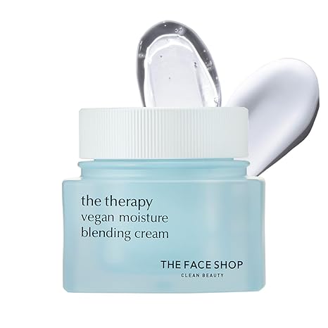 [THE FACE SHOP] The Therapy Vegan Moisture Blending Cream (60ml/2.0fl.oz) 1+1 - Palace Beauty