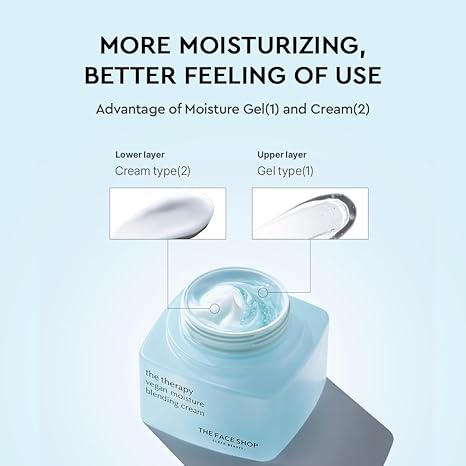 [THE FACE SHOP] The Therapy Vegan Moisture Blending Cream (60ml/2.0fl.oz) 1+1 - Palace Beauty