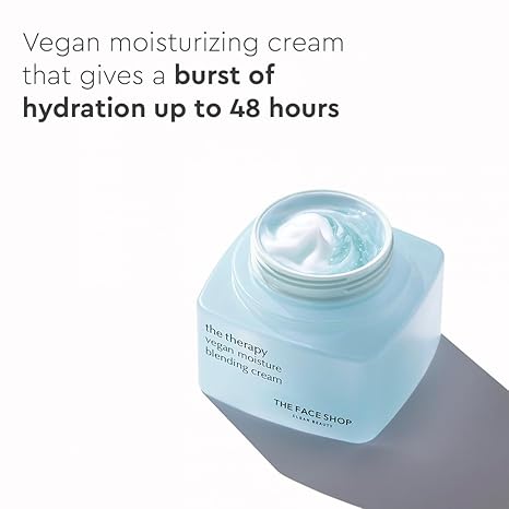 [THE FACE SHOP] The Therapy Vegan Moisture Blending Cream (60ml/2.0fl.oz) 1+1 - Palace Beauty