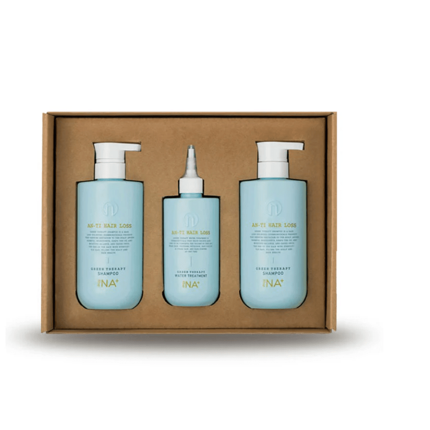 THENA+ Green Therapy Premium Shampoo Set [2 Shampoo&1 Treatment] - Palace Beauty