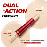 [TIRTIR] GLIDE & HIDE BLURRING CONCEALER (Liquid 4g + Stick 4g) color - 4N - Palace Beauty