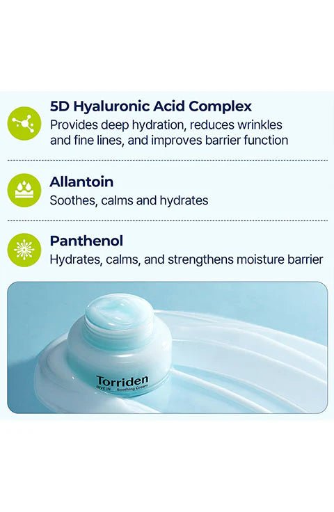 [Torriden] DIVE - IN Hyaluronic Acid Soothing Cream (80mL/2.70fl.oz) - Palace Beauty