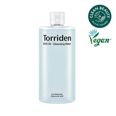 Torriden Dive In Low Molecular Hyaluronic Acid Cleansing Water 400ml - Palace Beauty