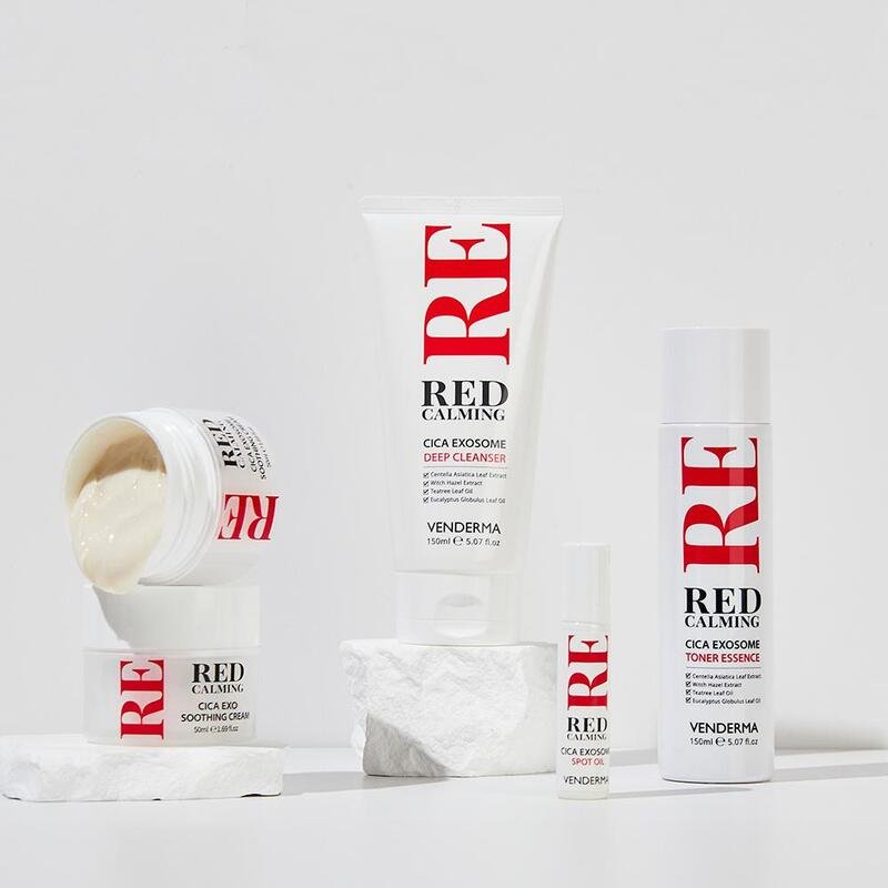 [VENDERMA] Red Calming Cica Exo Soothing Cream 50ml - Palace Beauty