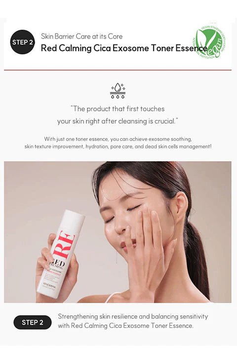 [VENDERMA] Red Calming Cica Exosome 2 Weeks Intensive Care Program Set - Palace Beauty