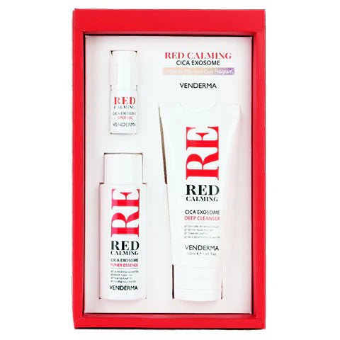 [VENDERMA] Red Calming Cica Exosome 2 Weeks Intensive Care Program Set - Palace Beauty