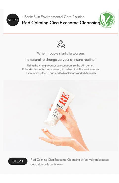 [VENDERMA] Red Calming Cica Exosome 2 Weeks Intensive Care Program Set - Palace Beauty