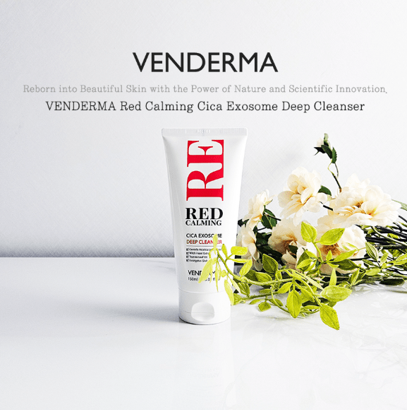 [VENDERMA] Red Calming Cica Exosome Deep Cleanser 150ml - Palace Beauty