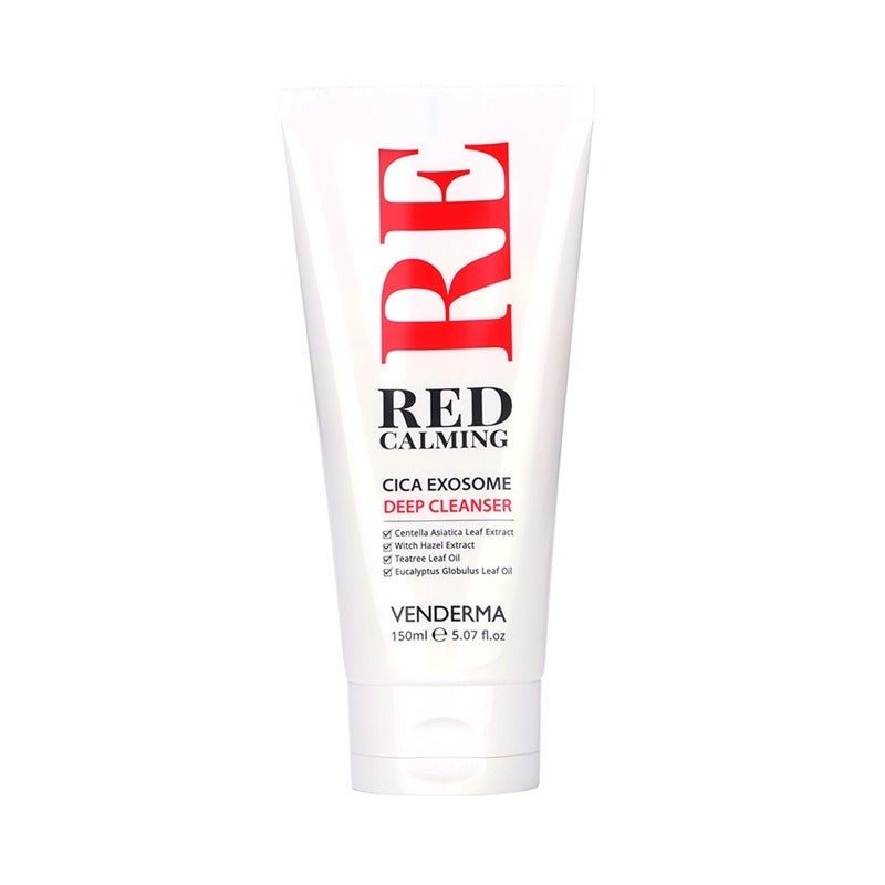 [VENDERMA] Red Calming Cica Exosome Deep Cleanser 150ml - Palace Beauty