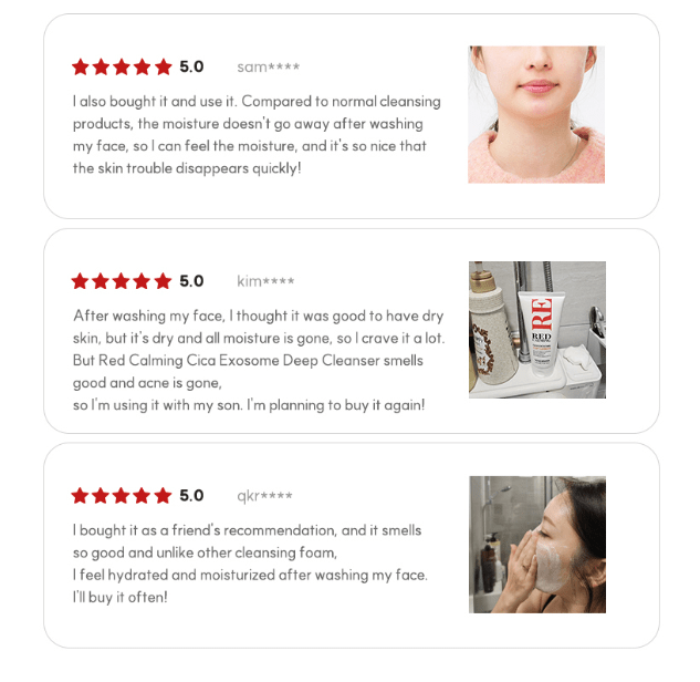 [VENDERMA] Red Calming Cica Exosome Deep Cleanser 150ml - Palace Beauty