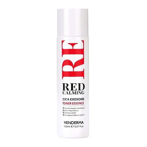 [VENDERMA] Red Calming Cica Exosome Toner Essence (150ml/5.07fl.oz) - Palace Beauty