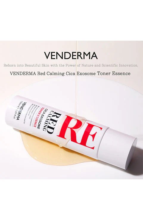 [VENDERMA] Red Calming Cica Exosome Toner Essence (150ml/5.07fl.oz) - Palace Beauty