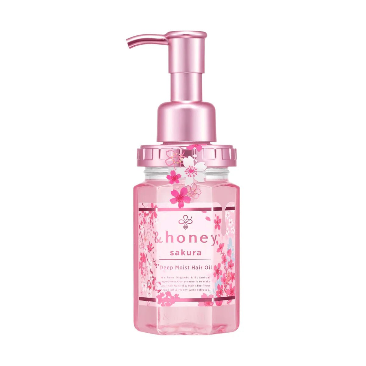 [Vicrea] &honey Deep Moist Hair Oil (Sakura Limited) 100ml - Palace Beauty