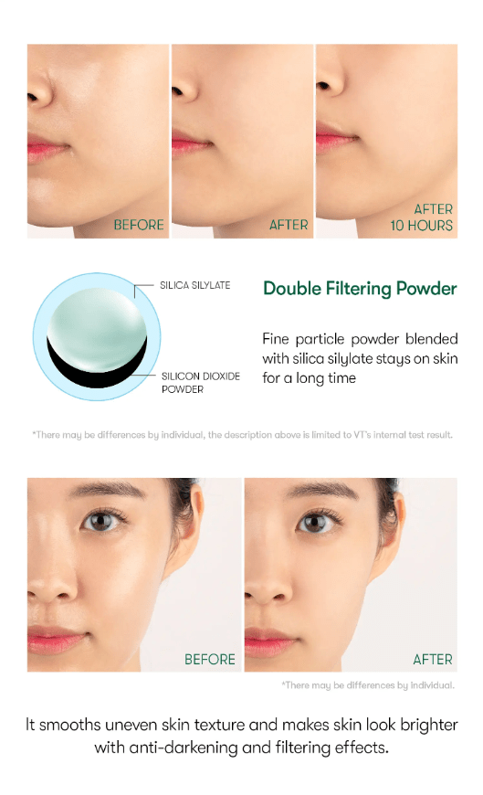[VT] Cica No Sebum Mild Powder - Palace Beauty