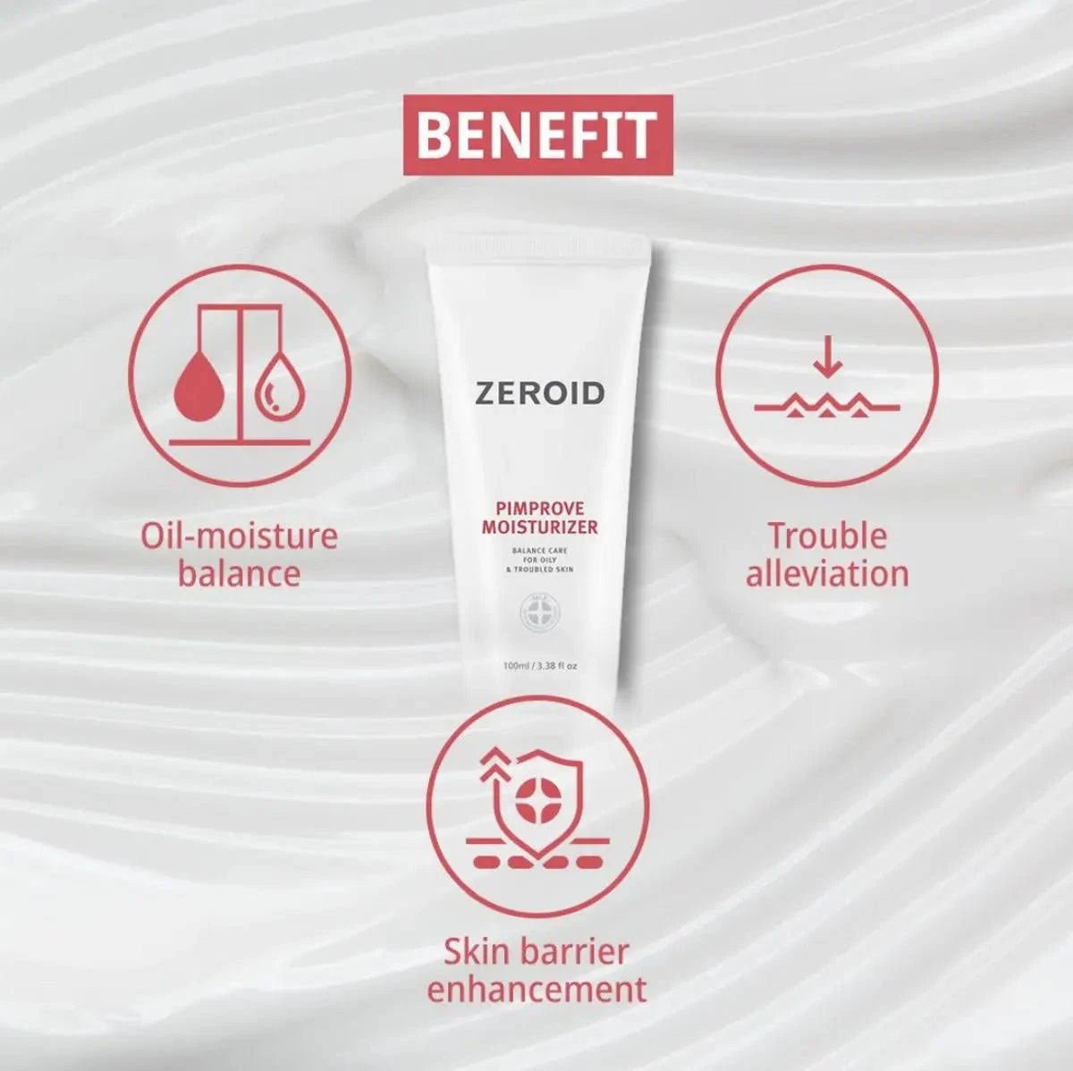 [ZEROID] Pimprove Moisturizer 100ml - Palace Beauty