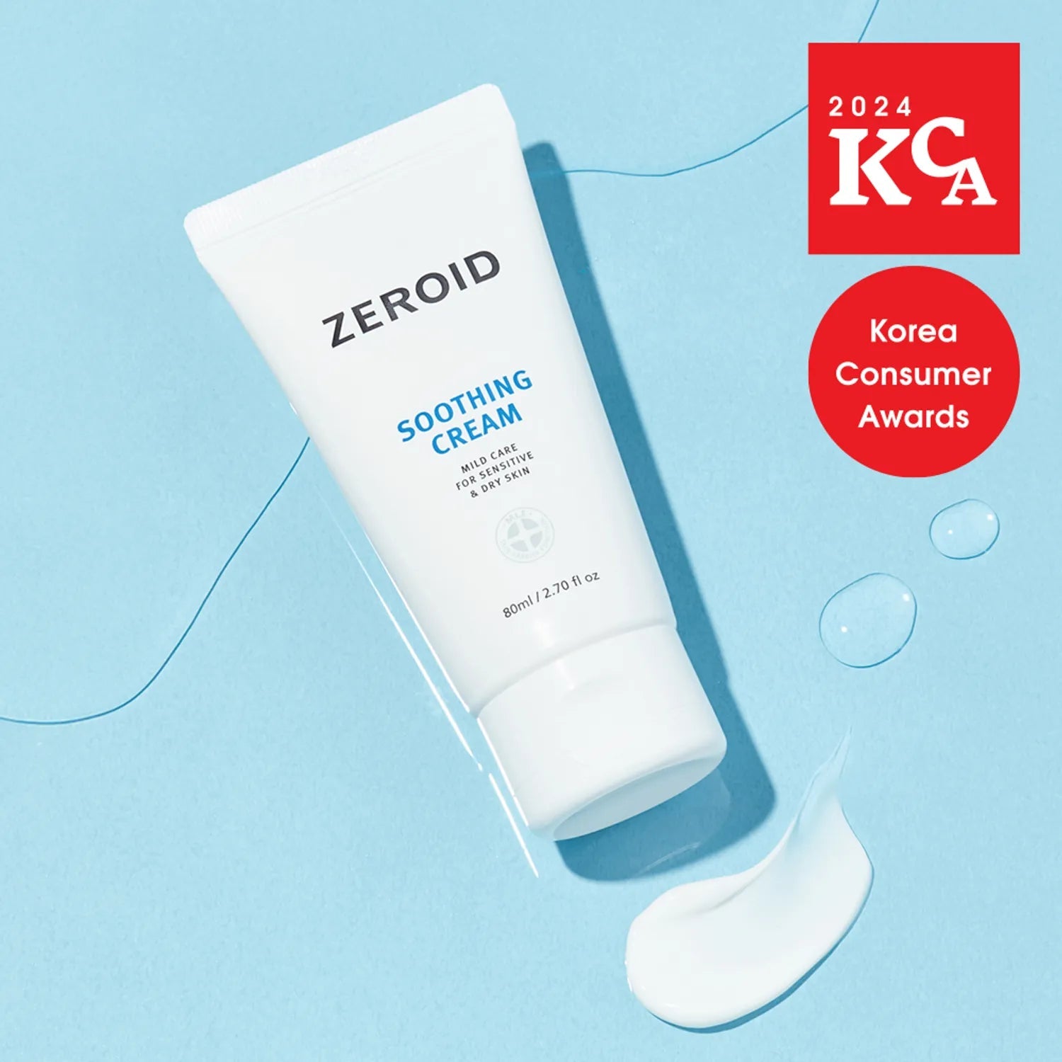 [ZEROID] Soothing Cream 80ml - Palace Beauty
